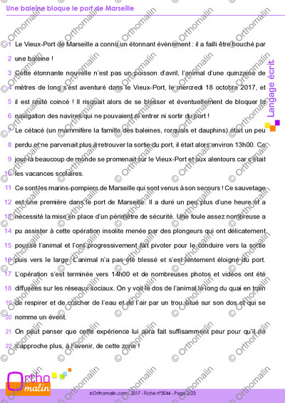 Page 2 de la fiche