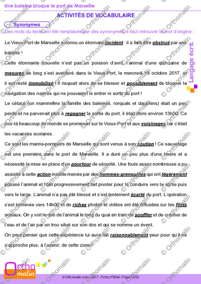 Page 15 de la fiche