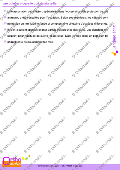 Page 3 de la fiche
