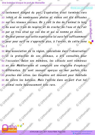 Page 5 de la fiche