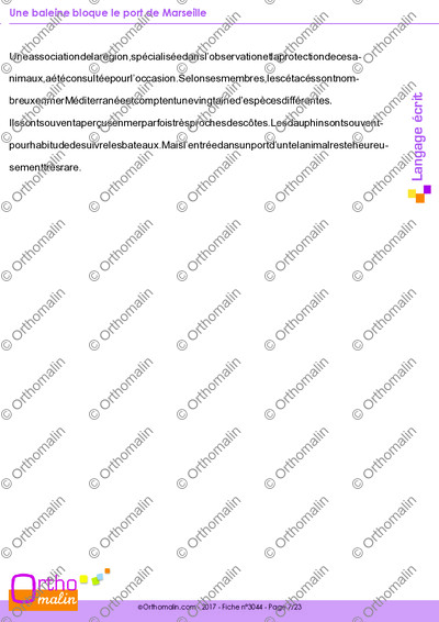 Page 7 de la fiche