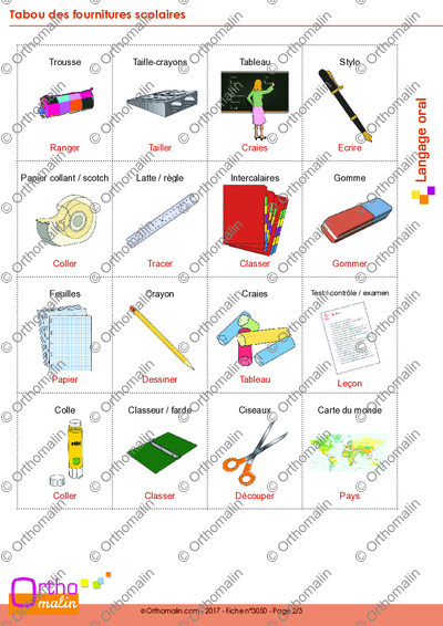 Page 2 de la fiche