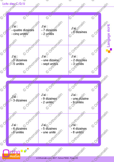 Page 3 de la fiche