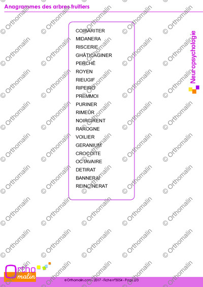 Page 2 de la fiche