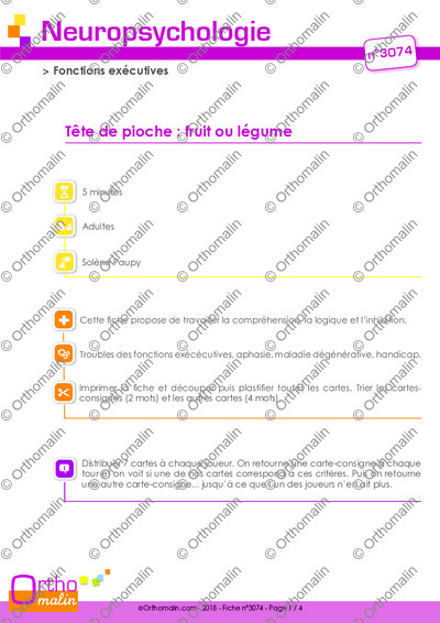 Page 1 de la fiche