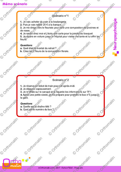 Page 2 de la fiche