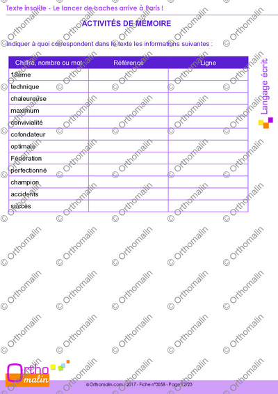 Page 12 de la fiche