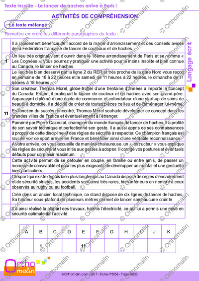 Page 18 de la fiche