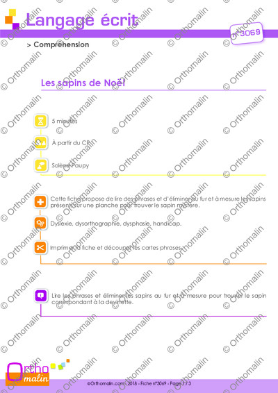 Page 1 de la fiche