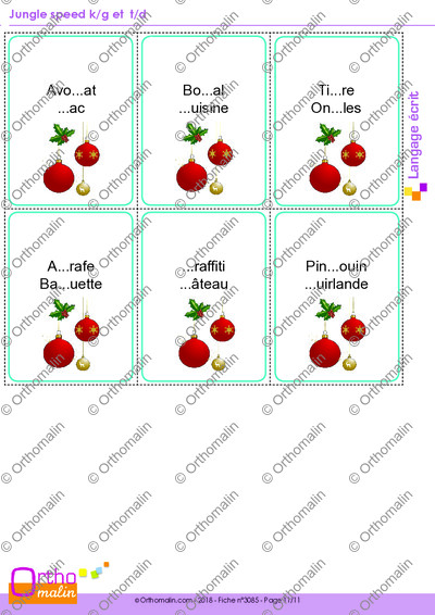 Page 11 de la fiche