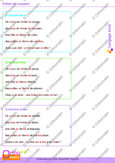 Page 2 de la fiche