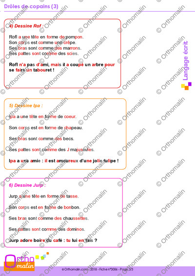 Page 3 de la fiche