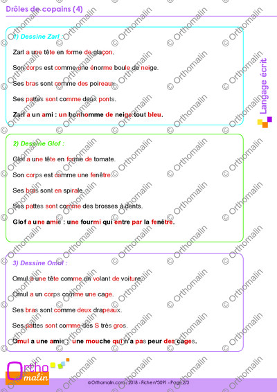 Page 2 de la fiche