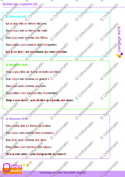 Page 2 de la fiche