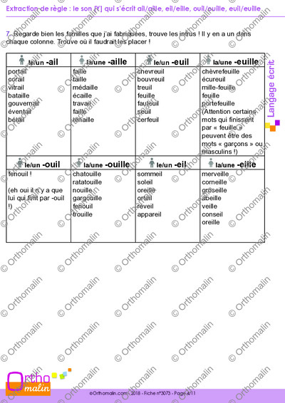 Page 4 de la fiche