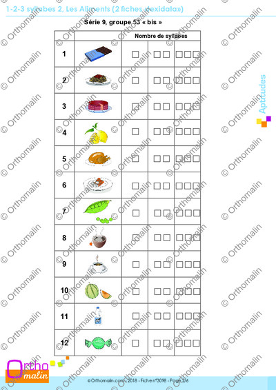 Page 2 de la fiche