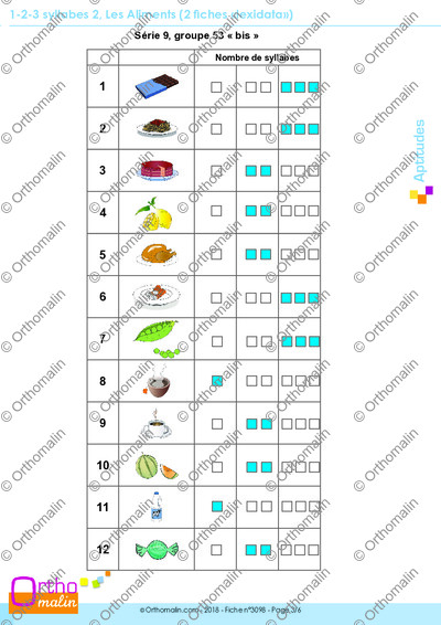 Page 3 de la fiche