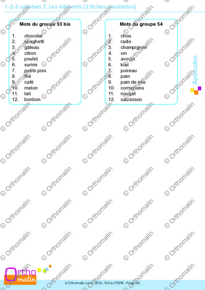 Page 6 de la fiche