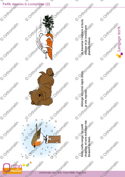 Page 3 de la fiche