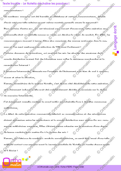 Page 13 de la fiche