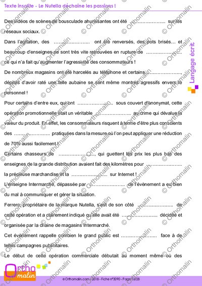 Page 16 de la fiche