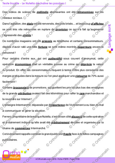Page 19 de la fiche