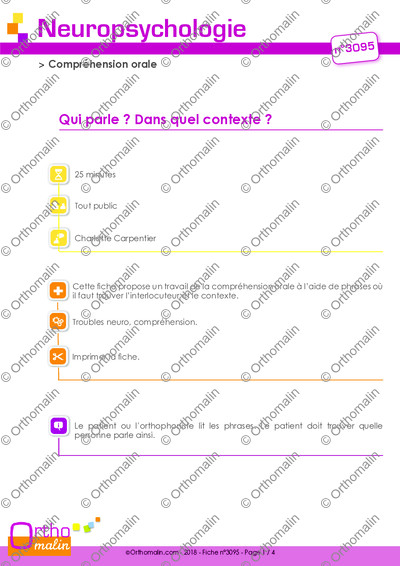 Page 1 de la fiche