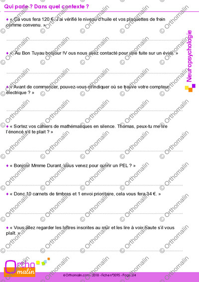 Page 3 de la fiche
