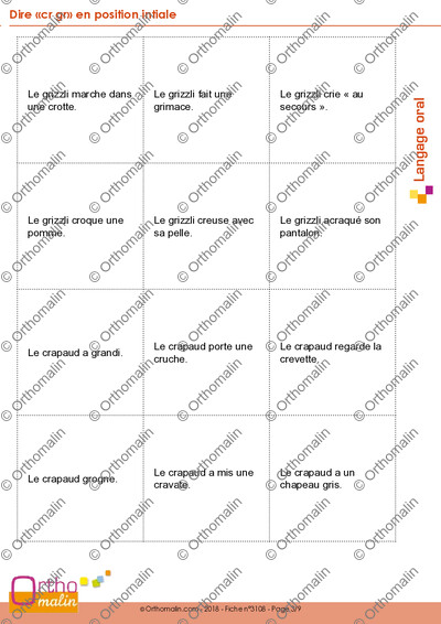 Page 3 de la fiche