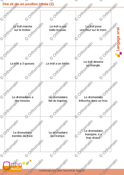 Page 3 de la fiche