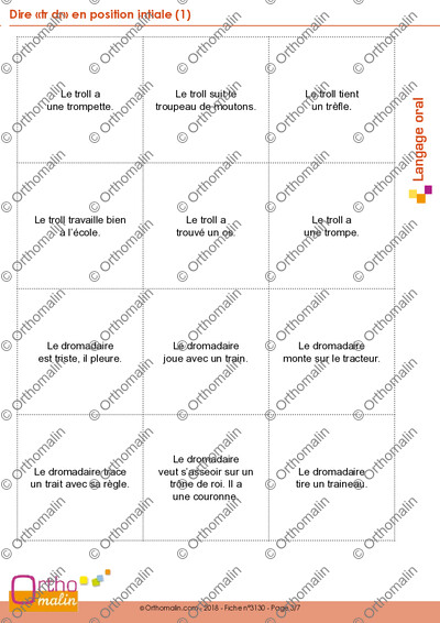Page 3 de la fiche