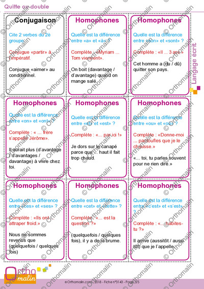 Page 3 de la fiche