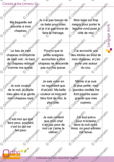 Page 2 de la fiche