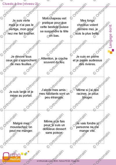Page 3 de la fiche