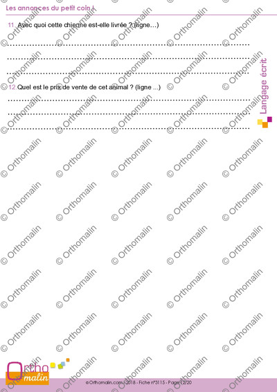 Page 12 de la fiche