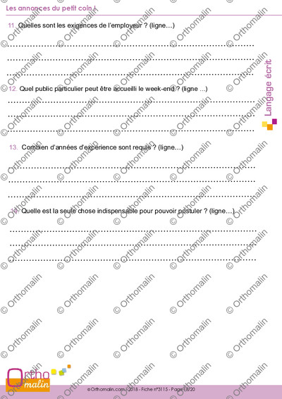 Page 18 de la fiche