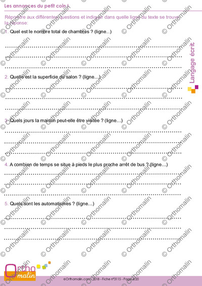 Page 4 de la fiche