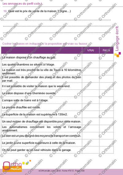 Page 7 de la fiche