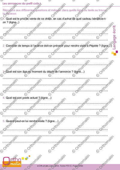 Page 10 de la fiche