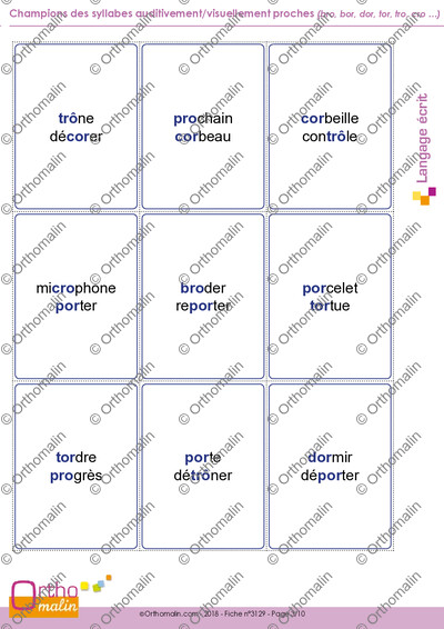 Page 3 de la fiche