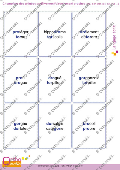 Page 8 de la fiche