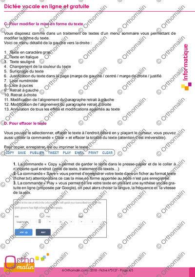 Page 4 de la fiche