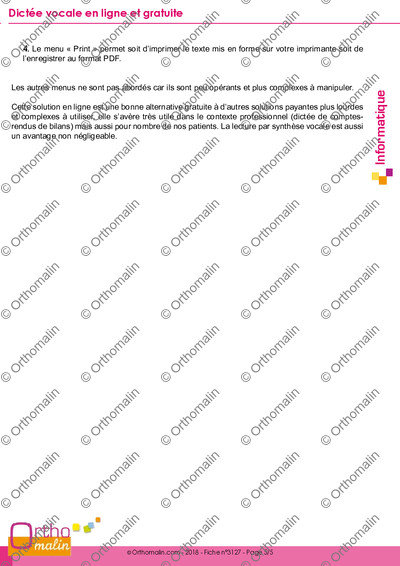 Page 5 de la fiche