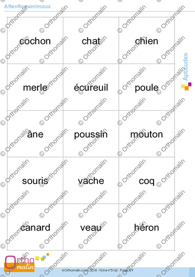 Page 6 de la fiche