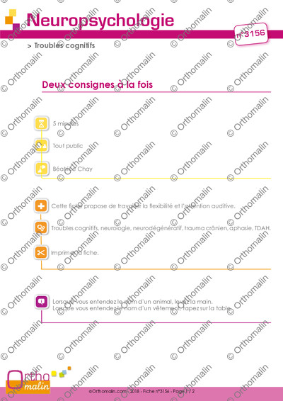 Page 1 de la fiche