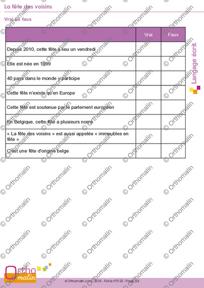 Page 3 de la fiche