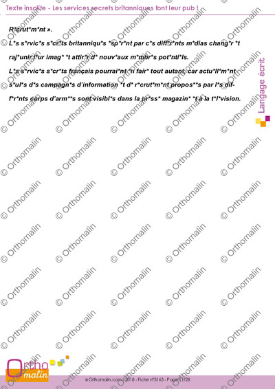 Page 11 de la fiche