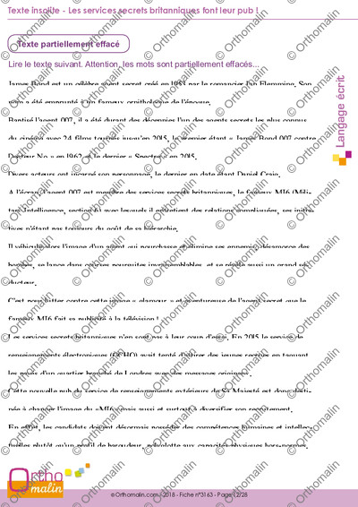 Page 12 de la fiche