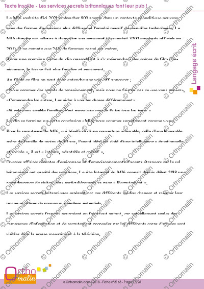 Page 13 de la fiche