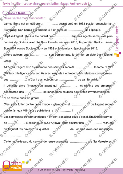Page 15 de la fiche